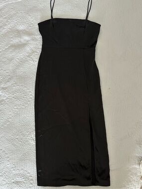 Zara satin midi dress